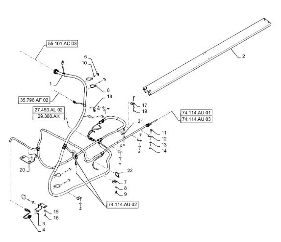 47403727 - Датчик потери зерна